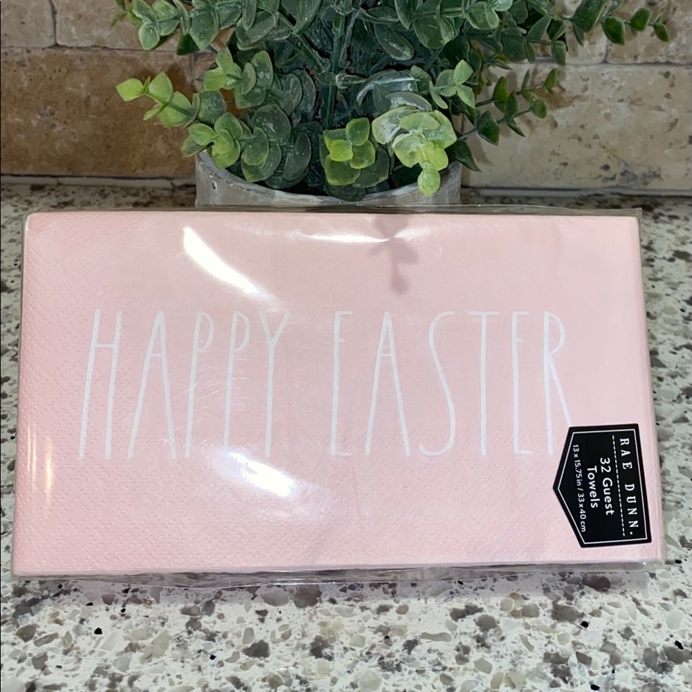 Rae Dunn “Happy Easter” Napkins - Picture 1 of 2